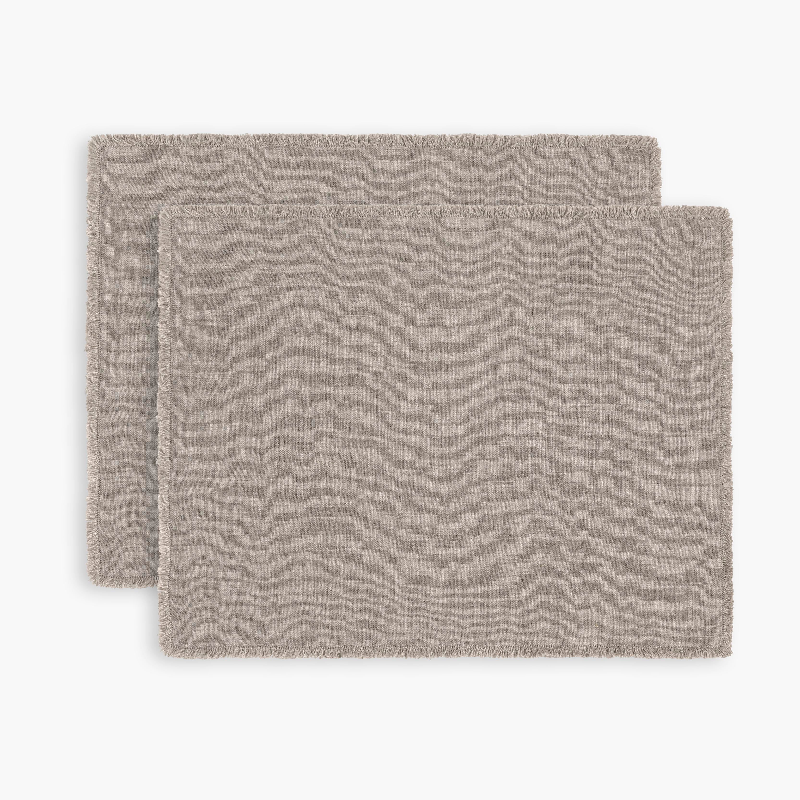 Leinen Tischsets mit Fransen Marso Living Natur