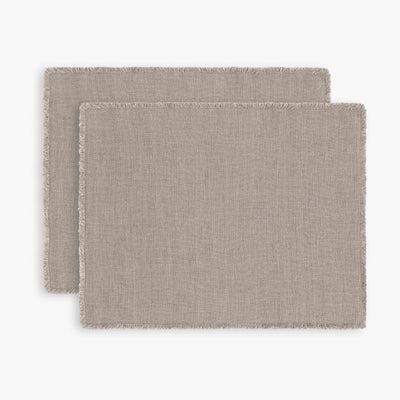 Leinen Tischsets mit Fransen Marso Living Natur