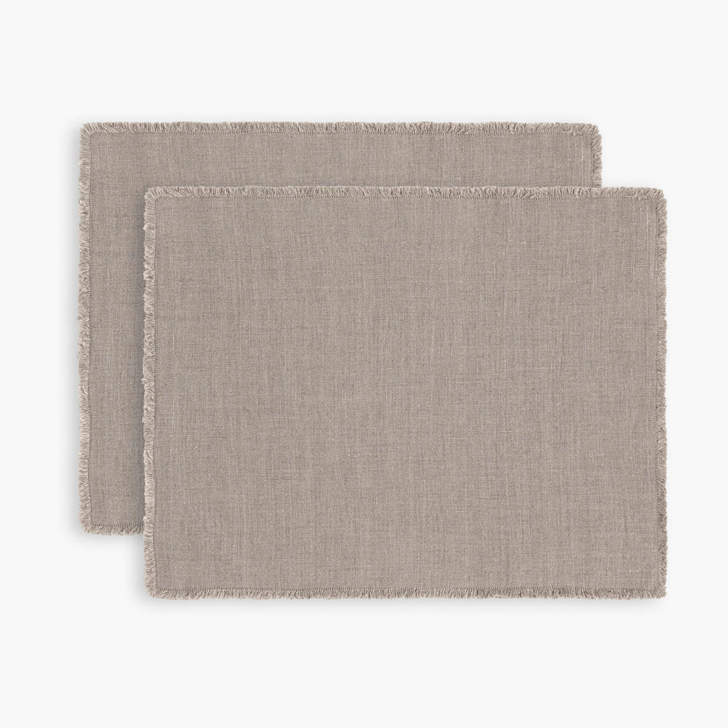 Leinen Tischsets mit Fransen Marso Living Natur